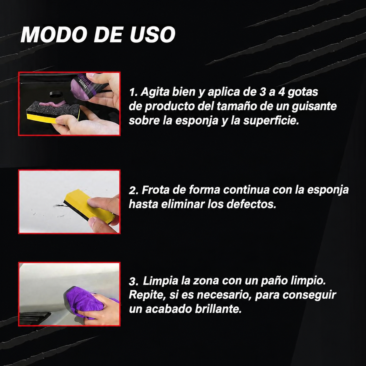 Liquido Reparador de Arañazos para Coche