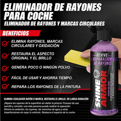 Kit de revestimiento cerámica 3 en 1 para arañazos de coche